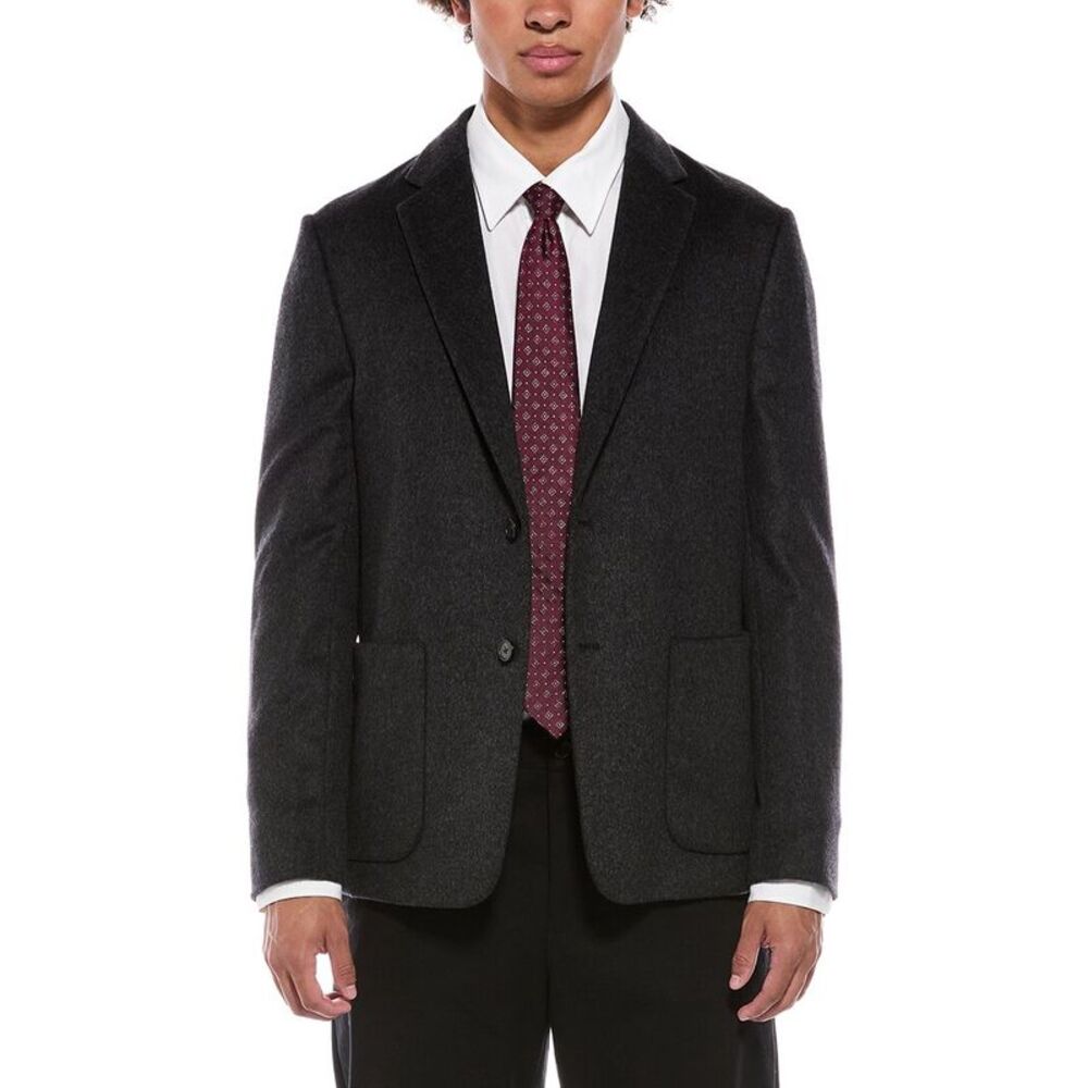 Theory Mens Clinton Wool & Cashmere-Blend Blazer, Grey